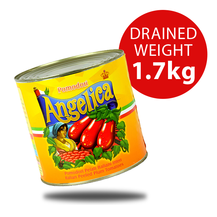 ANGELICA - Plum Tomatoes - 6 x 2.5kg