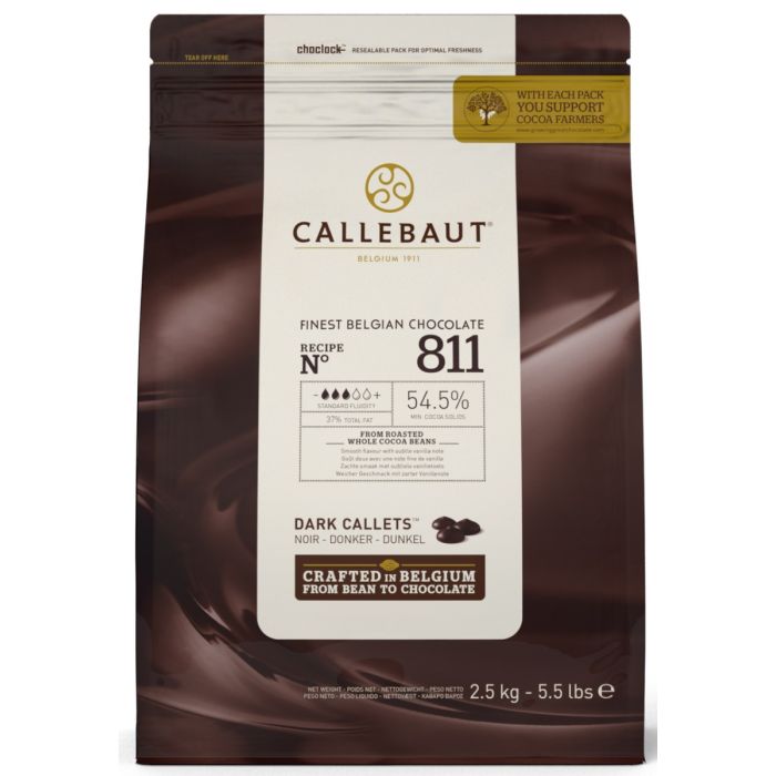 CALLEBAUT - Dark Chocolate Callets ( Drops )  - 2.5kg