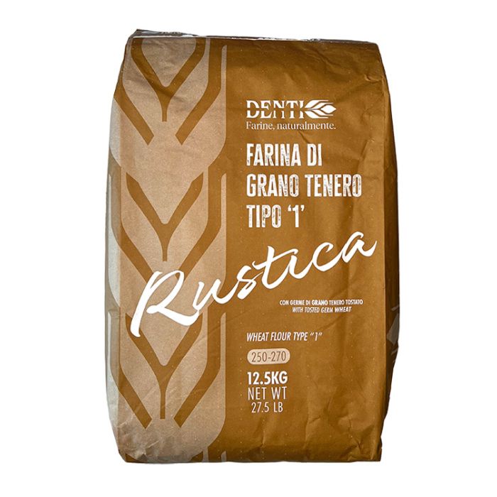 DENTI - RUSTICA - Soft Wheat Flour Type 1 - 12.5kg