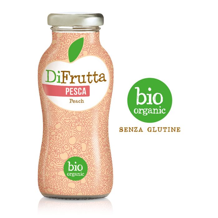 DI FRUTTA - Pesca Succo Bio _ Peach Organic Juice - 24x200ml