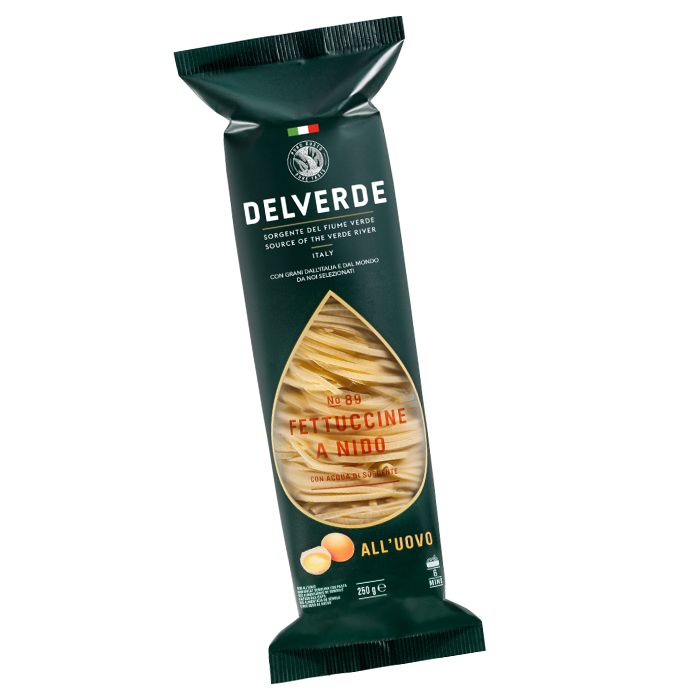 DELVERDE - Egg Fettuccine a Nido N89 - 12x250gr