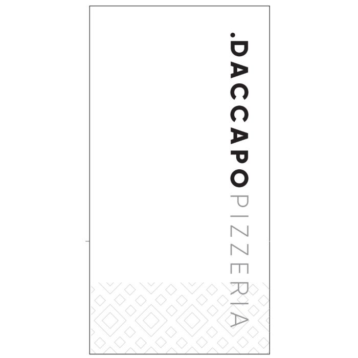 DACCAPO - Napkins White - 1col - 8Fold - 2Ply - 40cm - 2000