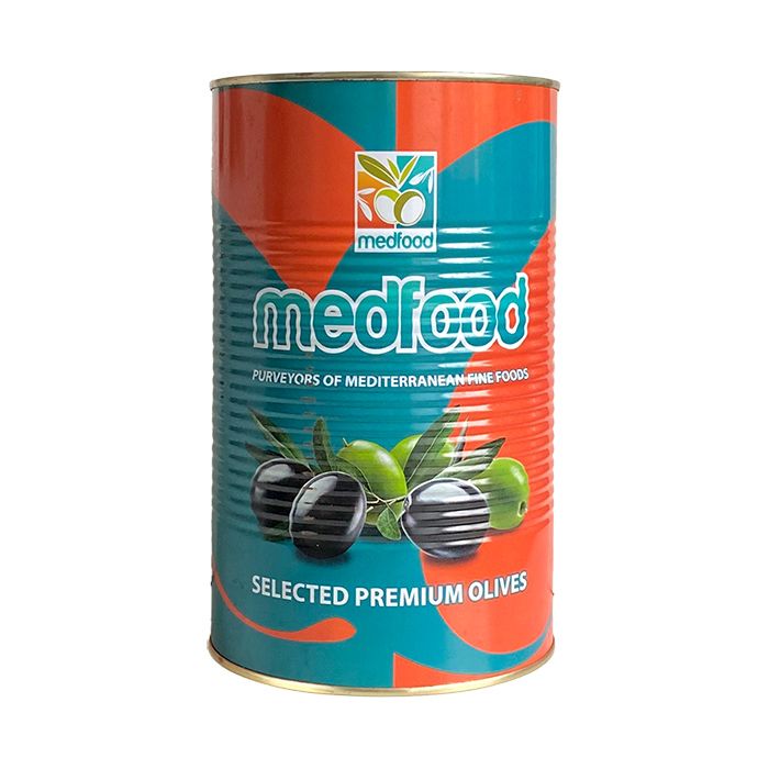 MEDFOOD - Whole Giant Black Olives - 4.100 gr