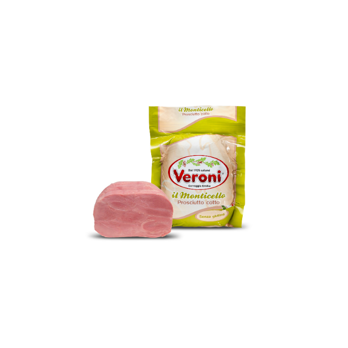 VERONI - Prosciutto Cotto Monticello Cooked Ham - Approx. 8.8 - Price x kg