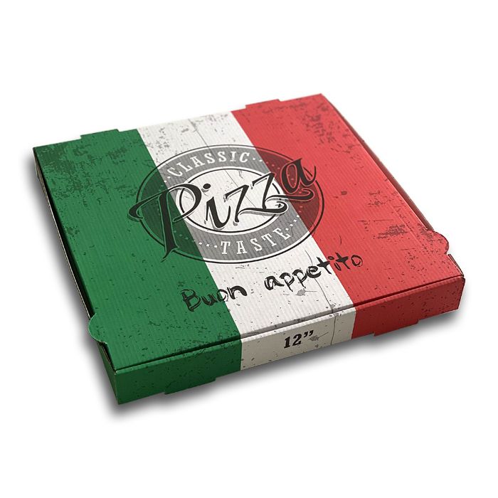 Pizza Box Italia - 32x32x4cm - 12inch - 100 pz