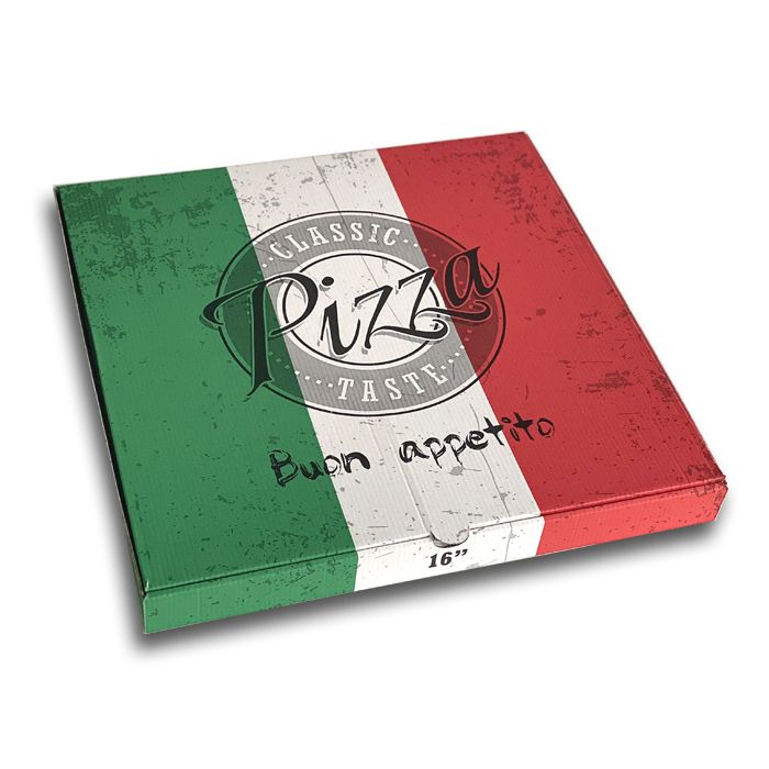 Pizza Box Italia - 41x41x4cm - 16inch - 100pcs