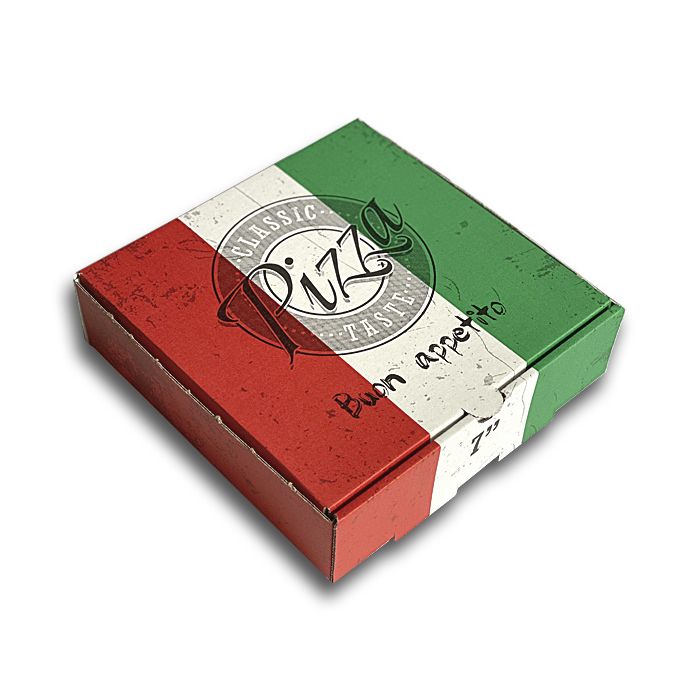 Pizza Box Italia - 18x18x5cm - 7inch - 100pcs