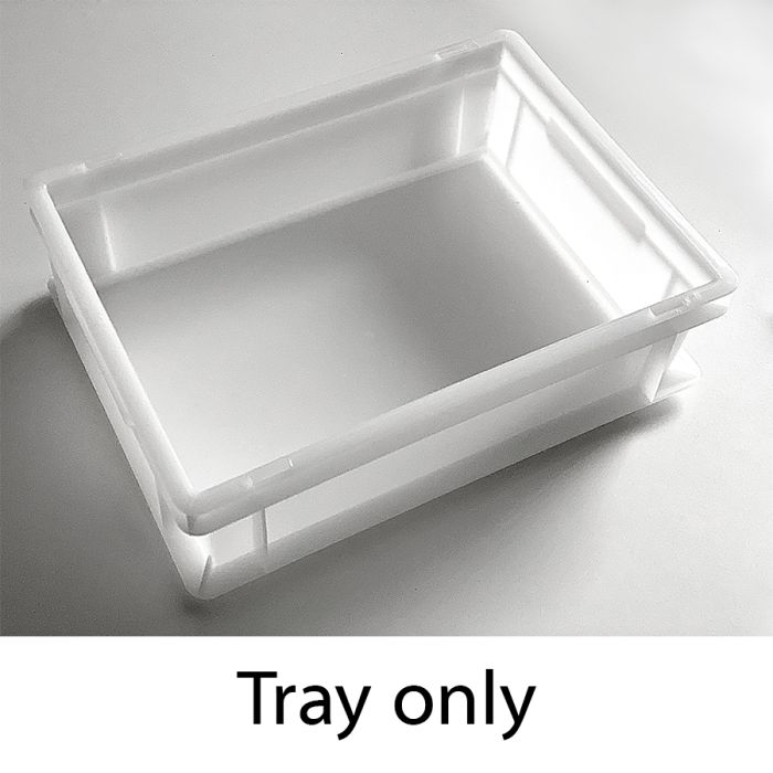 GIMETAL - Pizza Dough Plastic Tray - 40x30x12cm