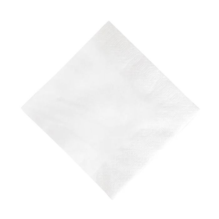 DANDELION - Napkins White - 1/4 Fold - 1ply - 30x30cm - 1000