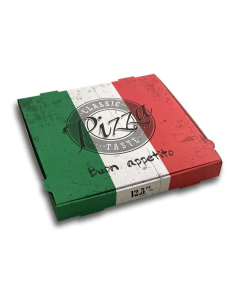 Pizza Box Italia - 33x33x4cm - 12.5inch - 100pcs