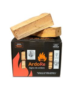 ARDORE - Legna Spaccata di Faggio 100% (Beech Wood Split Logs) - 12kg ) Approx.