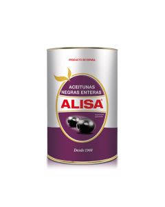 ELISA - Pitted Small Black Olives - 4.1kg