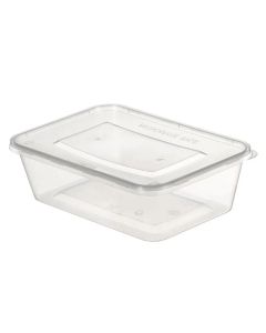 TESSERA - Microwave Containers + Lids - 300x650ml - PREMIUM