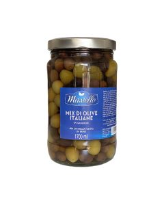 MASIELLO - Mixed Italian Olives in Brine - 1.700ml