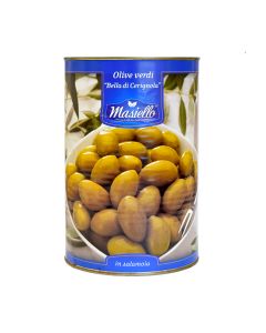 MASIELLO - Bella Cerignola Green Olives With Stone - 4.2kg