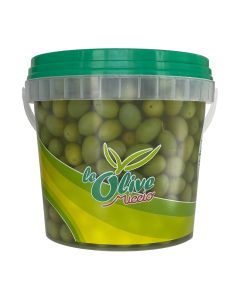 MICCIO - OLIVE TIPO CERIGNOLA - Large long shape Green Olives in Brine - 3.5kg