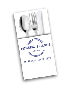 PELLONE - Personalized Napkins Tablin White Pop in - 1col - 8Fold - 40cm - 500