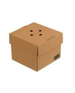 TESSERA - Kraft Paper Food Box with ventilated lid 