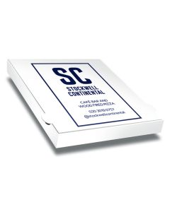 STOCKWELL - Pizza Box White Paper - 1col - 32x32x4  12inch - 100pz