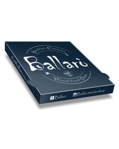 BALLARO - Pizza Box White Paper - 1col - 32x32x4 - 12.5x12.5x1.5 inch - 100 pz
