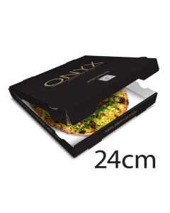 ONYX - Pizza Box White Paper - 2col - 24x24x4 - 9x9x1.5 inch - 100 pz