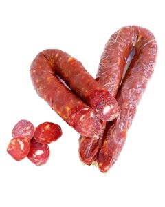 MORETTI - Curved Spicy Dry Sausage - Approx 350 g - Price x Kg