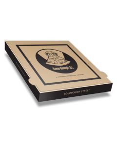 SOURDOUGH - Pizza Box Brown Paper - 1col - 32x32x4 - 12.5x12.5x1.5inch - 100 pz