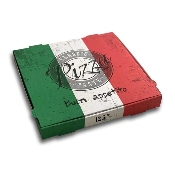 Pizza Box Italia - 33x33x4cm - 12.5inch - 100pcs