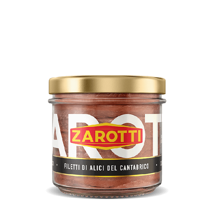 ZAROTTI - Anchovies Fillets from Cantabrian in Sunflower Oil - 110g