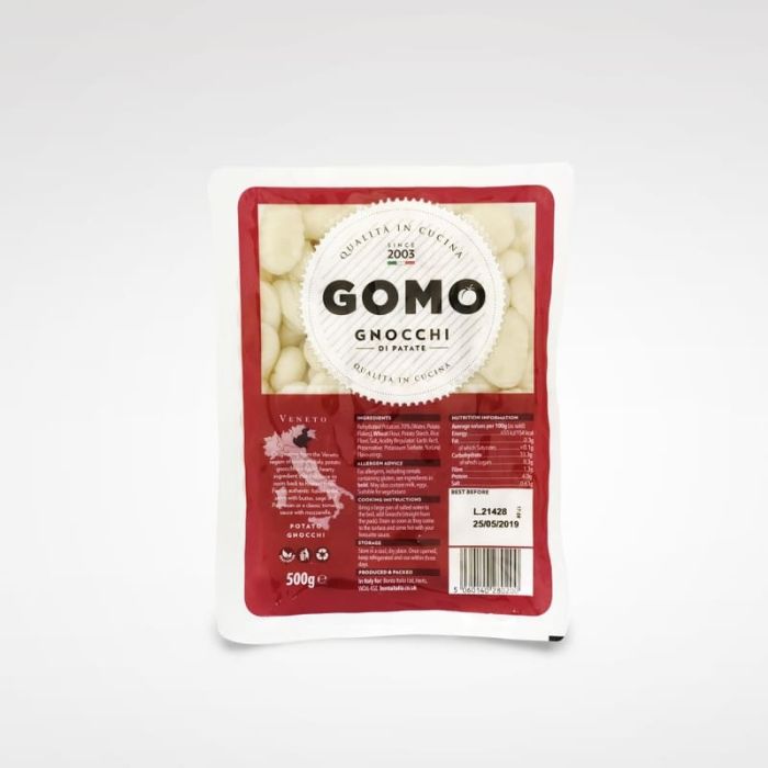 GOMO - Potato Gnocchi - 12x500gr