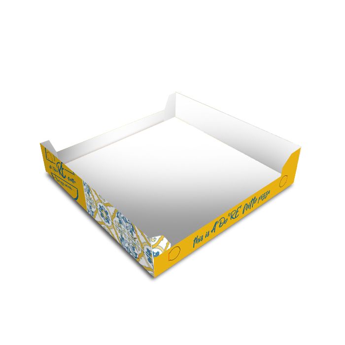 ADORE PIZZA CUBO - Pizza Box White Paper - 3col - 29,5x29,5x3 - 200 Pcs