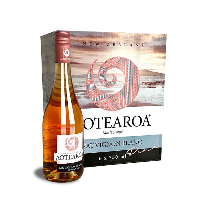 AOTEAROA - Sauvignon Blanc Rose New Zealand - 6x75cl