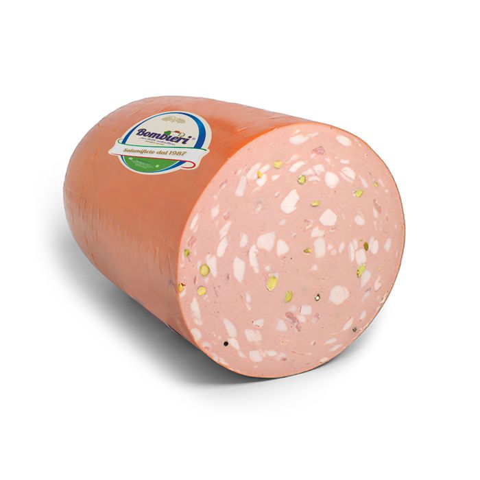 BOMBIERI - Mortadella Pistacchio 1/2 - Approx 3kg - Price x kg