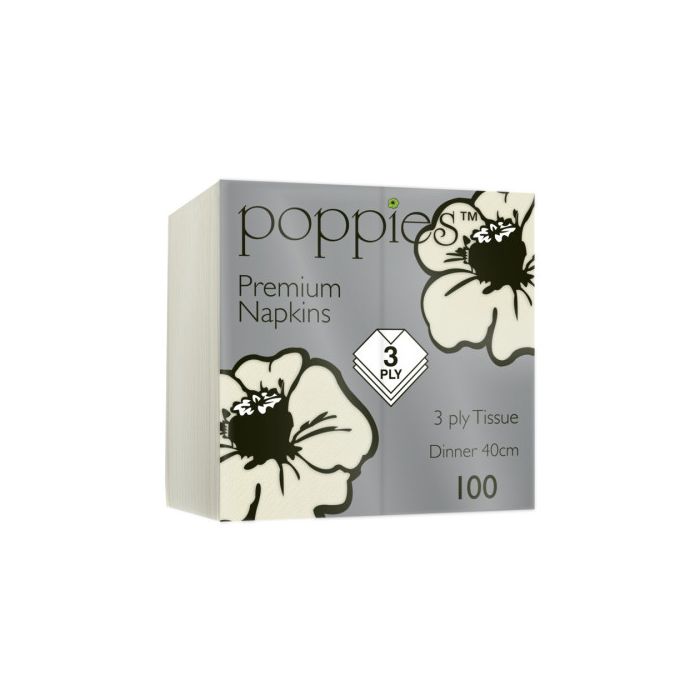 POPPIES - Napkin Champagne Cl  