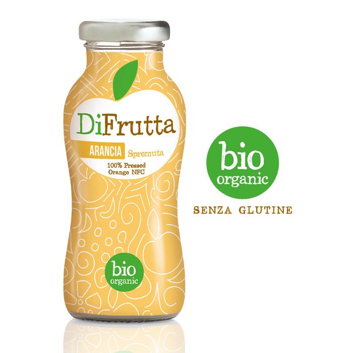 DI FRUTTA - Arancia Succo Bio _ Orange Organic Juice - 24x200ml