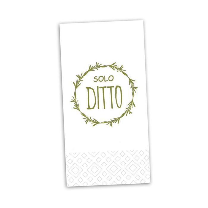 Napkin White DITTO - 8fold - 2ply - 40cm - 2000