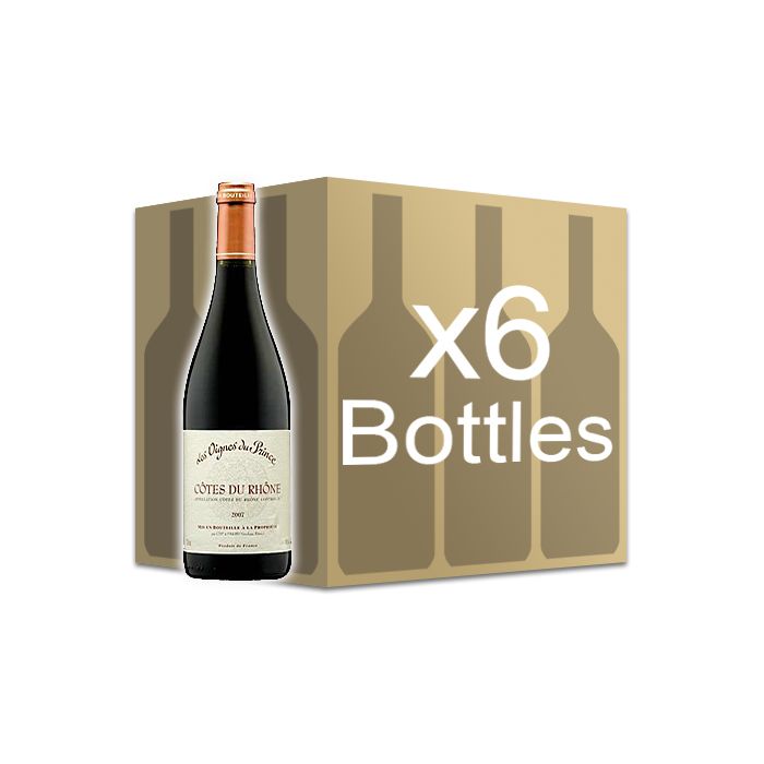 LES VIGNES DU PRINCE - Cotes Du Rhone - 6x75cl