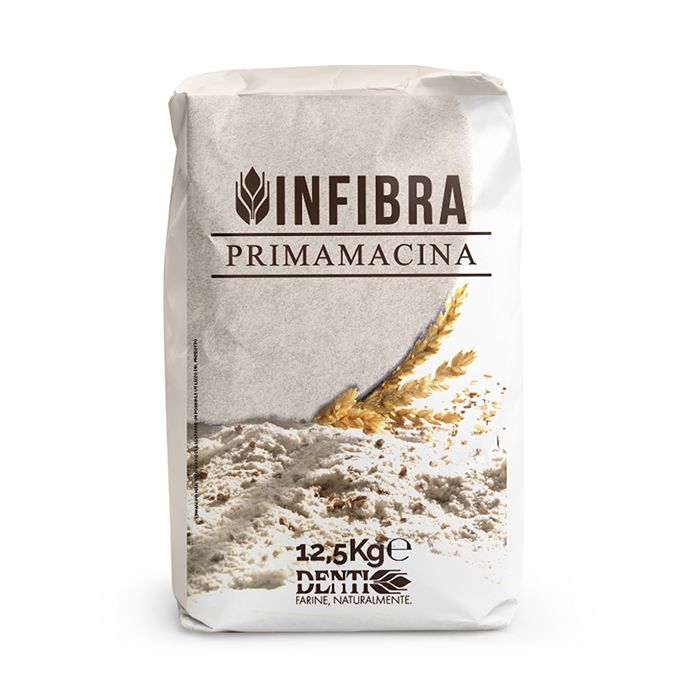 DENTI - Whole Wheat Flour Mix For Pizza *Prima Macina* 12.50kg