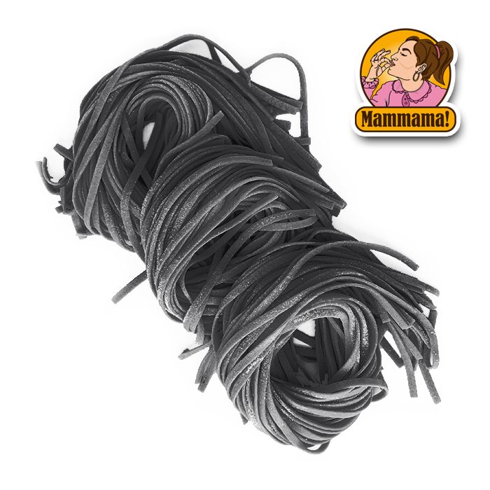 MAMMAMA - Linguine Squid ink Pasta - 1 kg