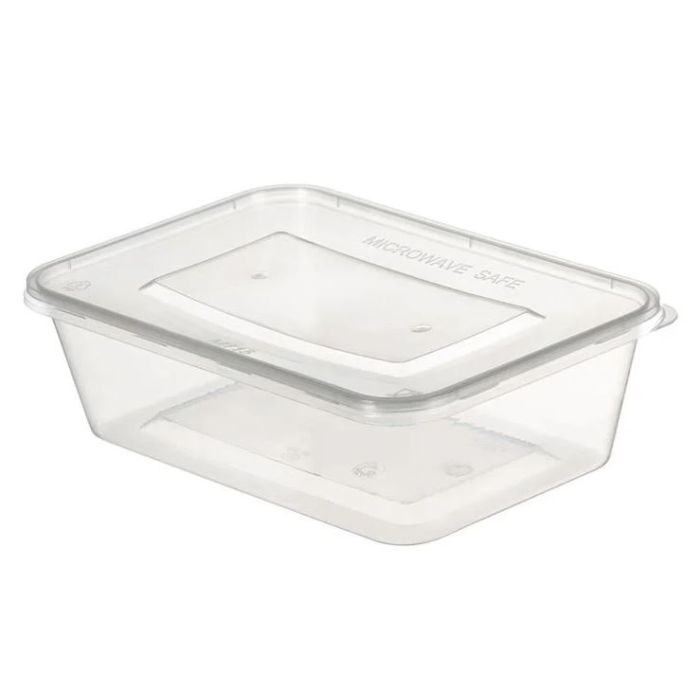 TESSERA - Microwave Containers + Lids - 300x650ml - PREMIUM