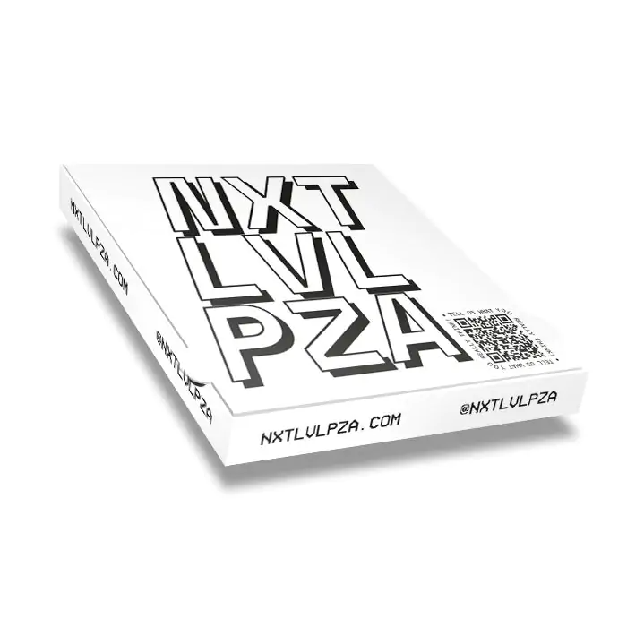 SAN GIORGIO DEAL - NEXT LEVEL - Pizza Box White Paper - 1col - 31x31x4 - 12x12x1.5inch - 100 pz