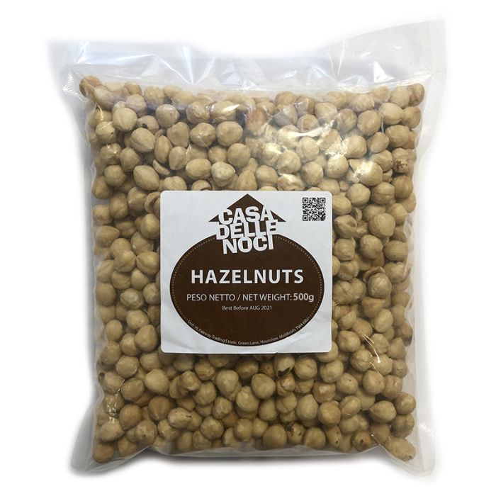 CASA DELLE NOCI -  Whole Hazelnuts Roasted - 500gr