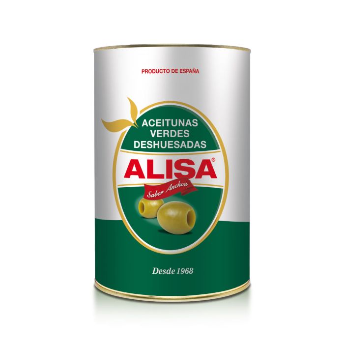 ALISA - Green Olives Small Pitted - 4.100gr