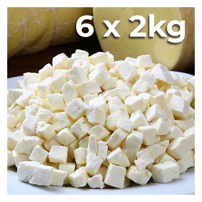 PURE - Mozzarella  Diced  (10MM) - 6x2kg