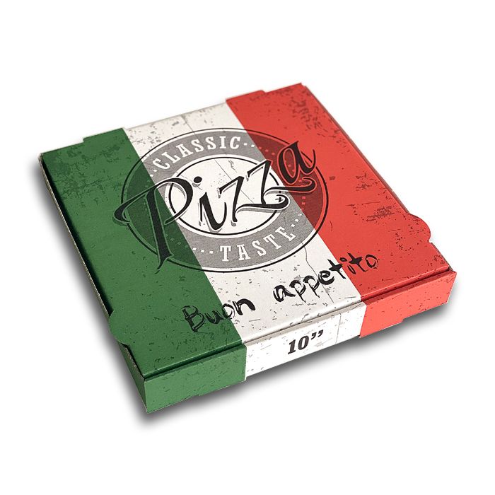 Pizza Box Italia - 26x26x4cm - 10" - 100 pz