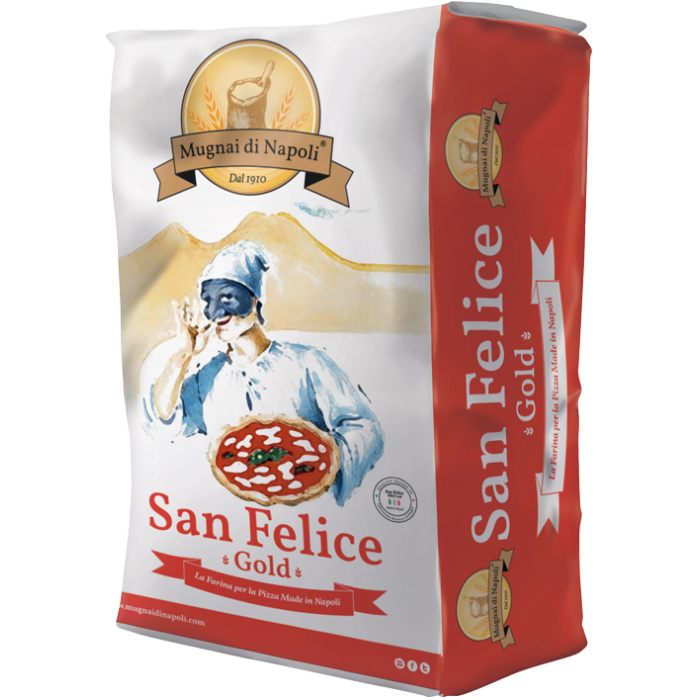 PIZZETTA DEAL - FARINA ROSSA - 25KG - SAN FELICE