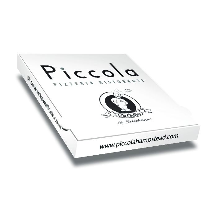 PICCOLA - Pizza Box Customised - 32x32x4 - 100pcs