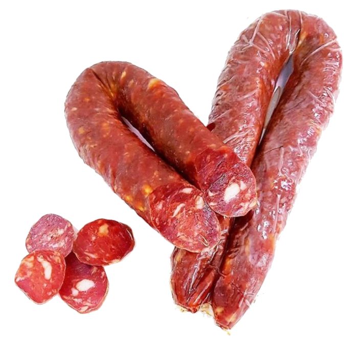 MORETTI - Curved Spicy Dry Sausage - Approx 350 g - Price x Kg