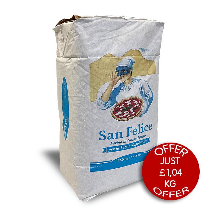 SAN FELICE - Traditional Pizza Flour type 00 - Blue Bag - 12.5kg