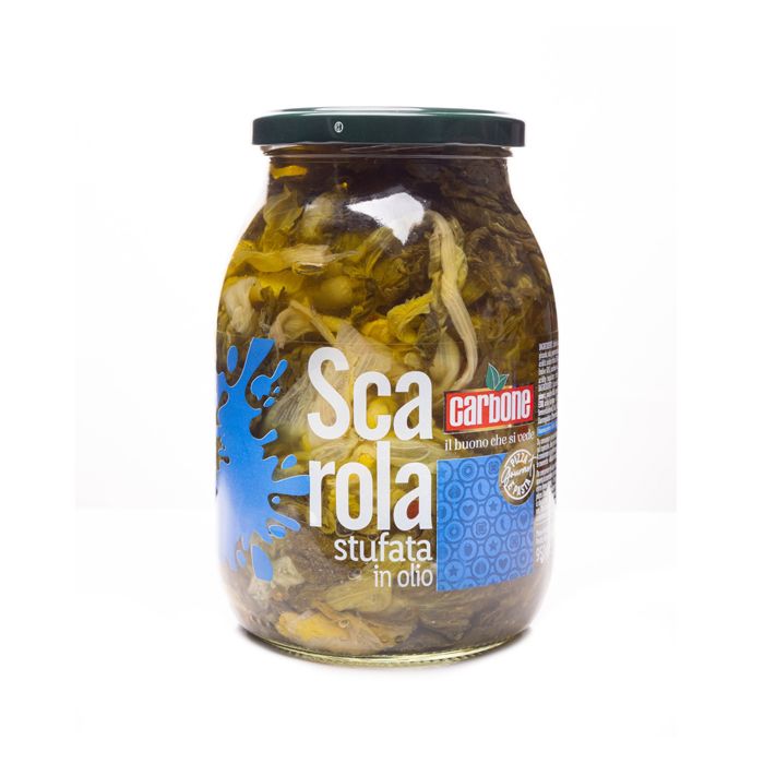 CARBONE - Stewed Escarole *Scarola Stufata * in Oil - 1062ml